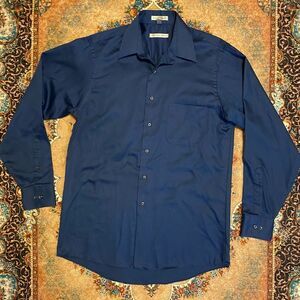 Sateen Geoffrey Beene Dress Shirt Size M Wrinkle Free